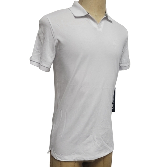 Karl Lagerfeld Paris Men's Johnny Collar Knight Pique Polo Shirt. Small. NWT. - Picture 3 of 7